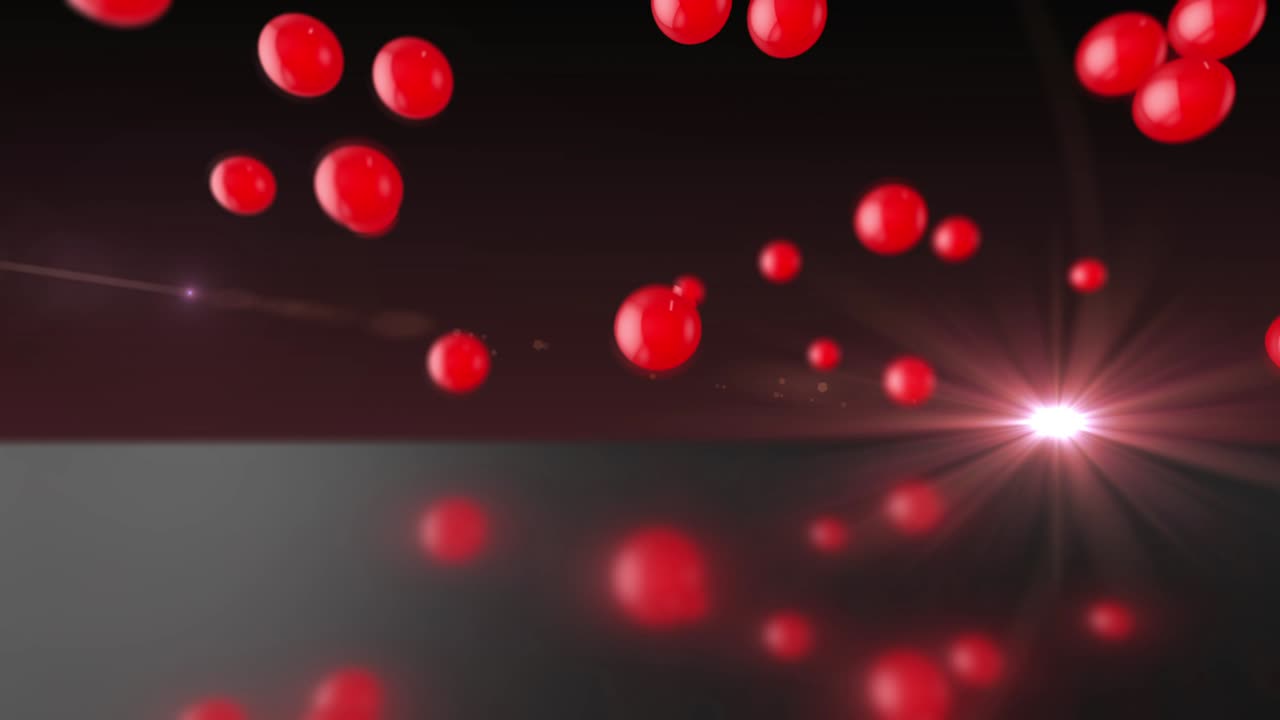 반이는 빨간 빛의 공