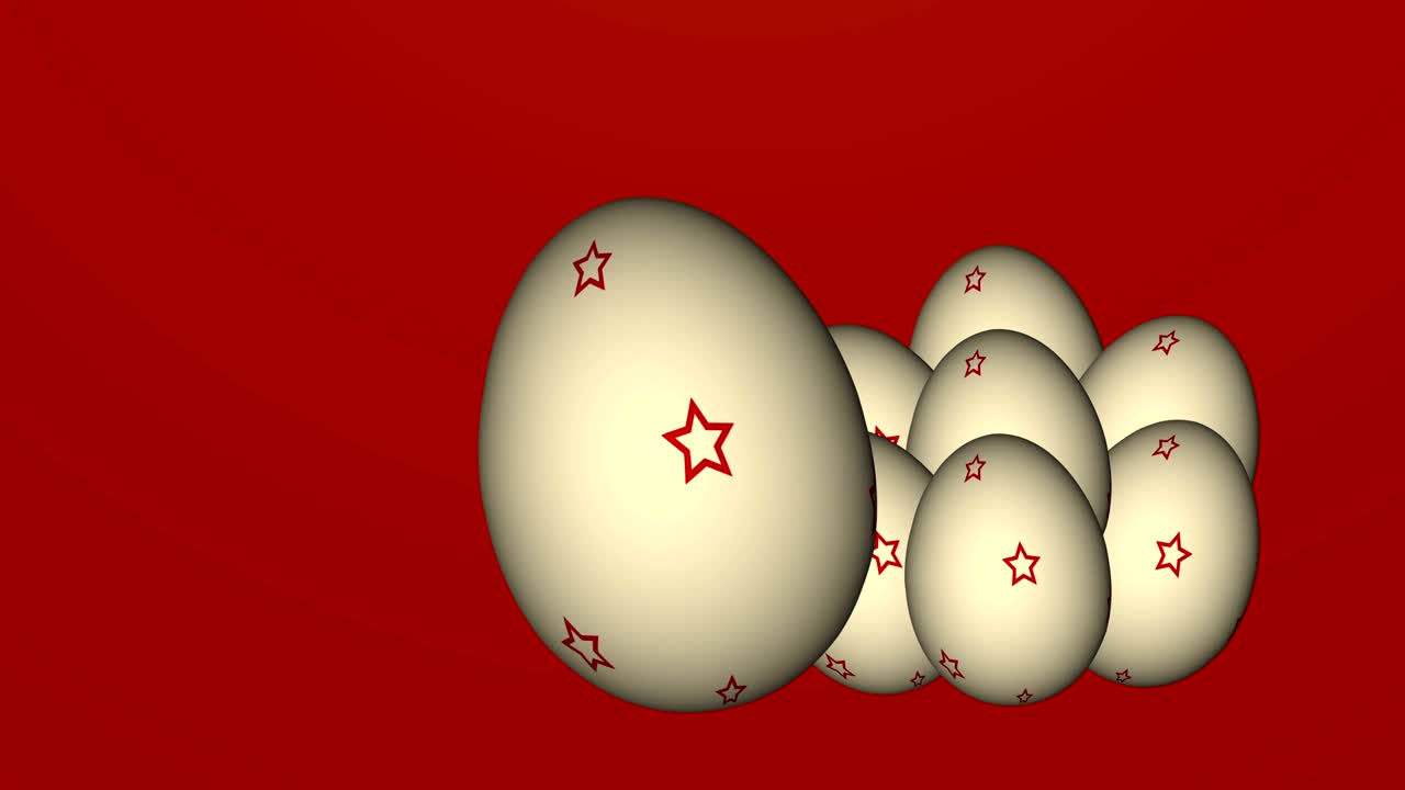 4k 다채로운 달 애니메이션 loopable