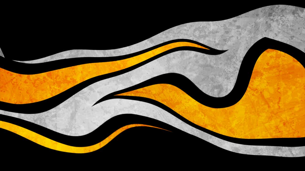 fondo de movimiento geométrico de tecnología grunge naranja brillante y gris