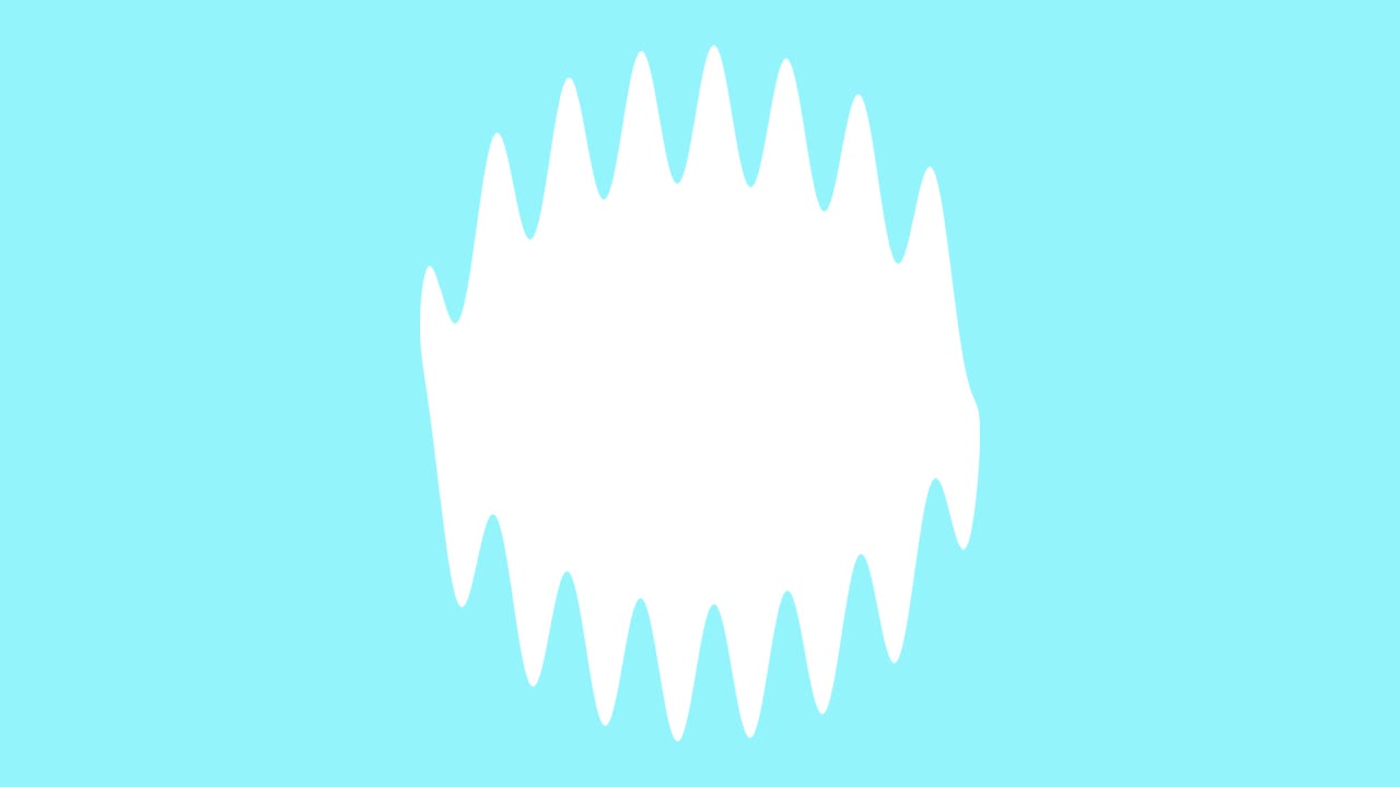 파동 루프 재료 애니메이션 모션 그래픽