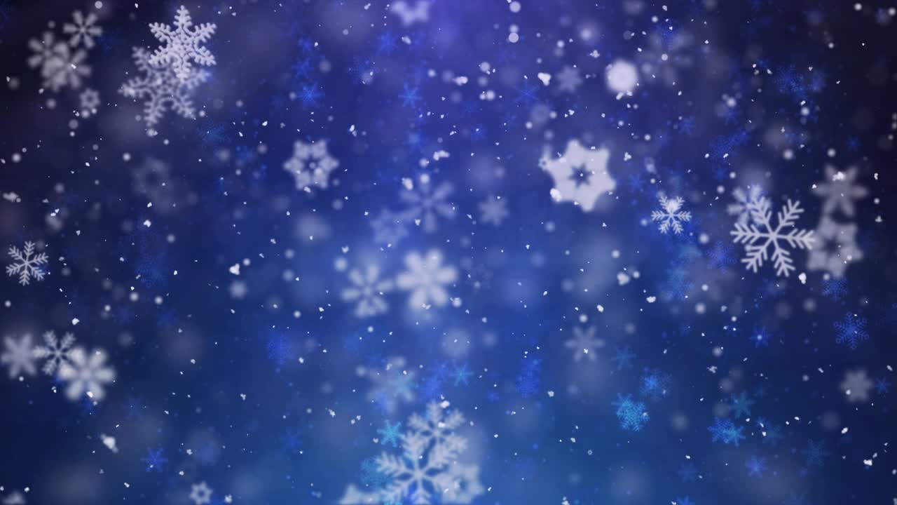 fundos de flocos de neve a cair