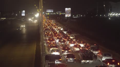 traffic at night nigeria 01