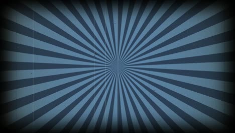 sunburst vintage rays background. rotating retro sun ray animation background. animated shining sunrise with old vintage film strip effect.