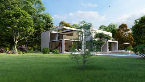 Explore-El-Epítome-Del-Lujo-Moderno-Con-Esta-Animación-En-3D-Que-Muestra-Una-Elegante-Casa-Contemporánea.