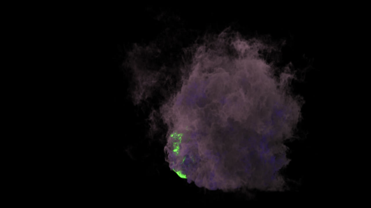 explosión de humo abstracta