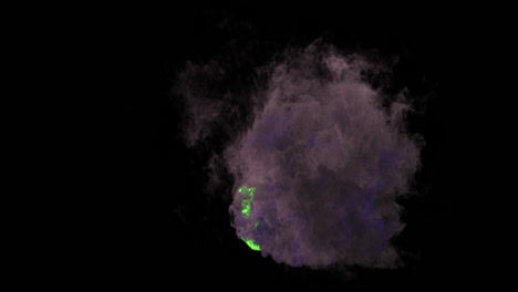 explosión de humo abstracta