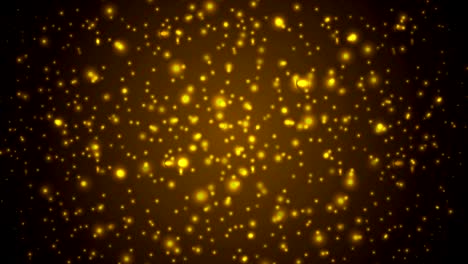 animación de video luminosa abstracta de oro y festiva
