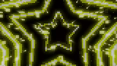 el tablero de luces intermitentes.
