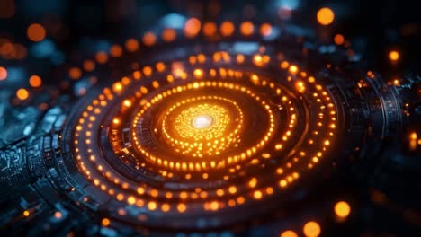 abstract technology circuit