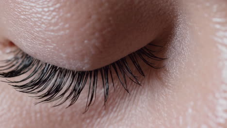 primer plano del ojo de una mujer.