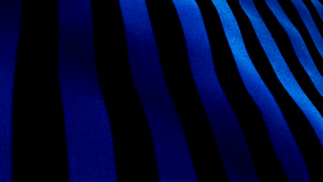 black and blue textile flag animation, rendering, background, loop