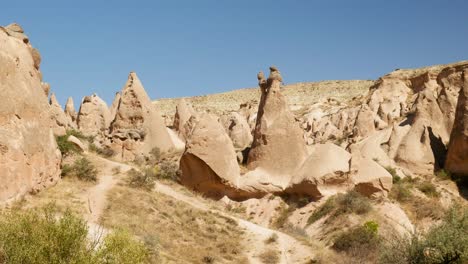 hike trails amazing unique rocky landscape fairy chimney formations