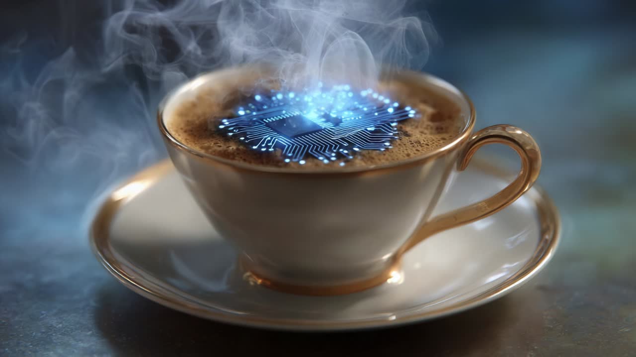 Coffee with a Chip: Blending Technology and Tradition