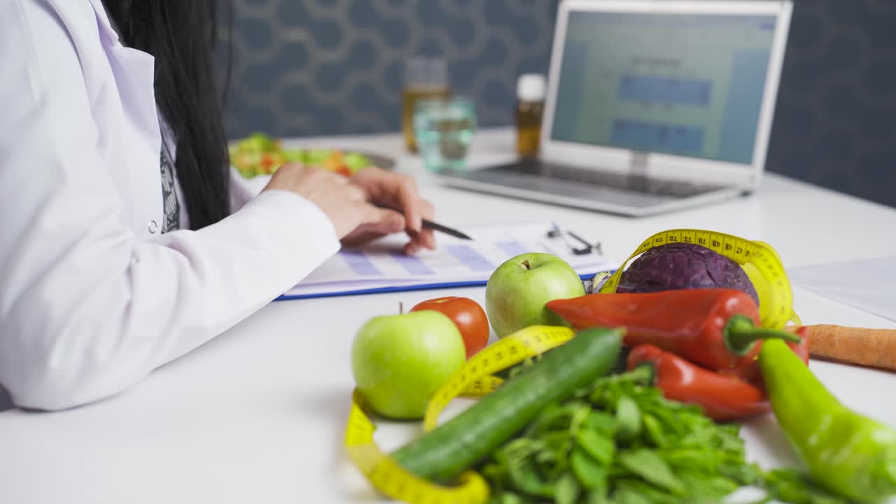 programa de bienestar con verduras. plan de dieta.