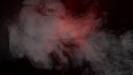 clouds on black background