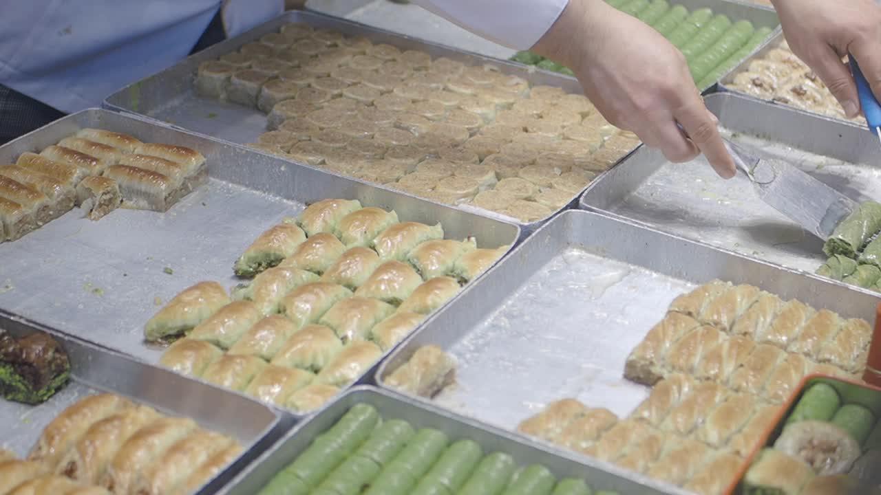 Selection of Baklava Pastries