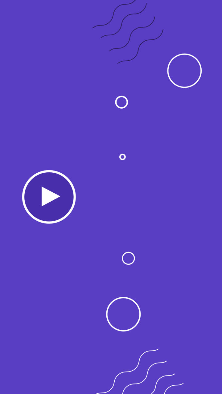 Abstract Geometric Background with Play Button