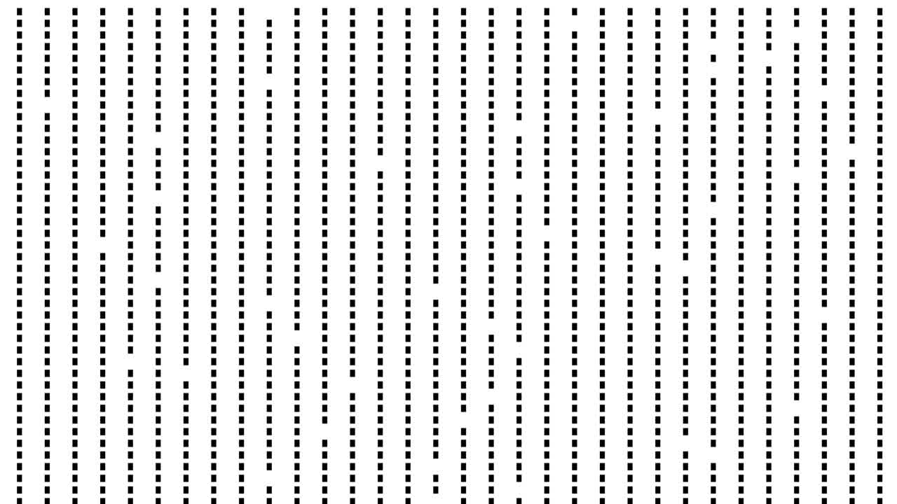 Animated Black and White Dashed Line Pattern