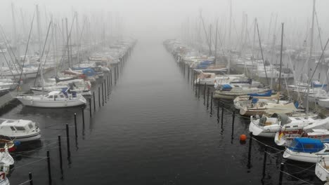 Drone-shot-on-a-foggy-morning