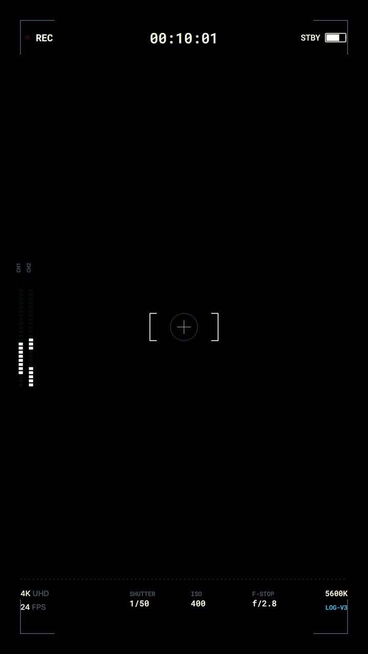 Digital Camera Viewfinder Interface Overlay