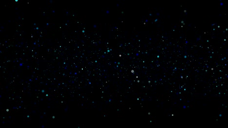 las partículas de polvo abstractas de fondo. las partículas de bokeh de fondo, las partículas parpadeantes, el movimiento aleatorio de las partículas.