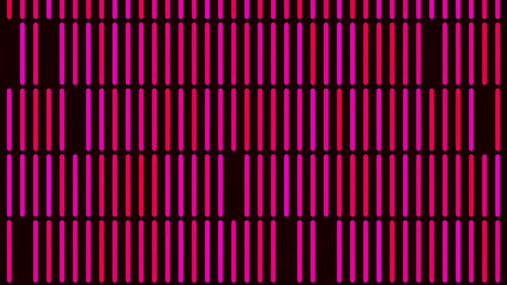 Abstract Vertical Lines Pattern in Pink and Red