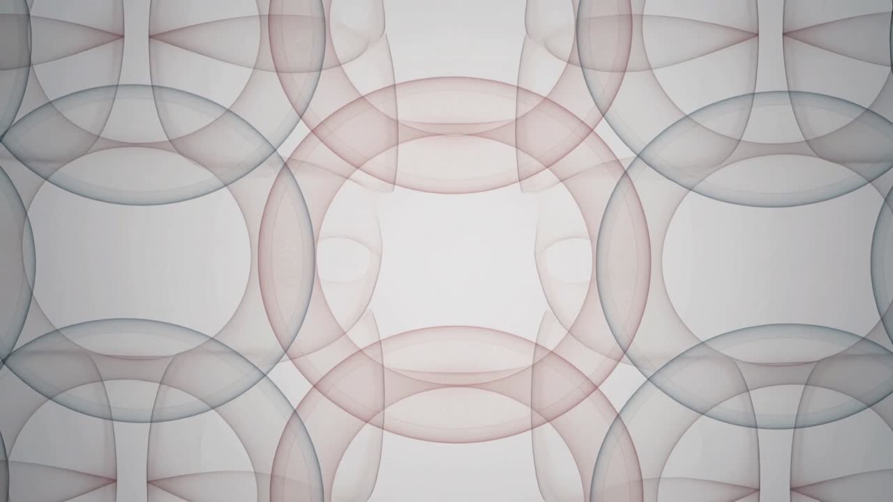 Central ring morphing from inward sliding ellipses into radial spokes showing generative design