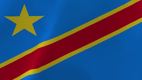 congo waving flag 4k moving wallpaper background