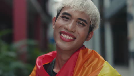 proud lgbtq+ person
