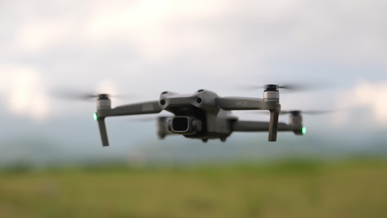 Drone camera flying, shooting 4k video, aerial shoots. outdoor video.