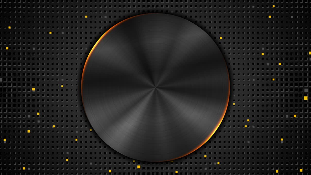 tecnología abstracta fondo de movimiento metálico negro con luz brillante de neón