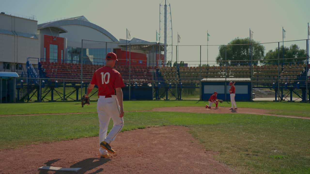 Baseball Players on the Field