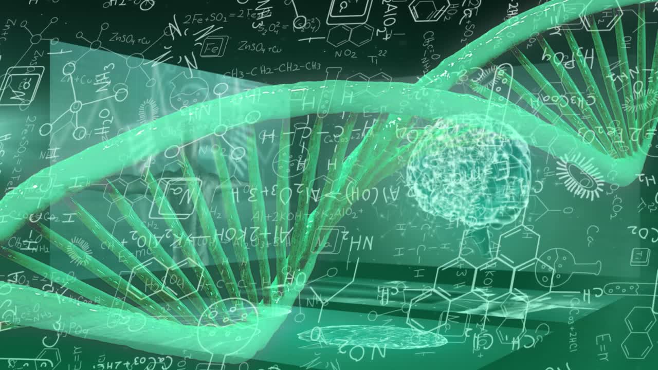 의료 데이터 처리 스크린에 대한 dna 구조 스핀링 및 화학 구조