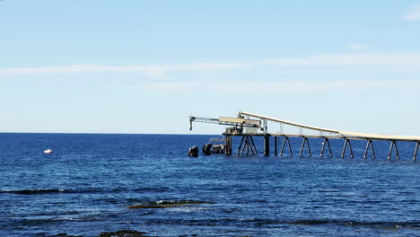 bass point quarry in shellharbour australia new south wales with water shot in 4k high resolution