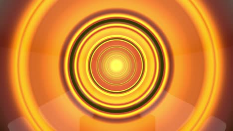 orange reflective tunnel