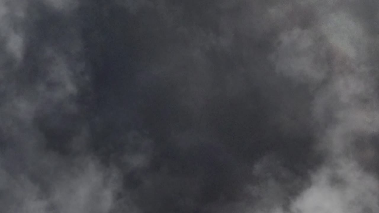 관점, 적란운의 한가운데서 발생하는 뇌우