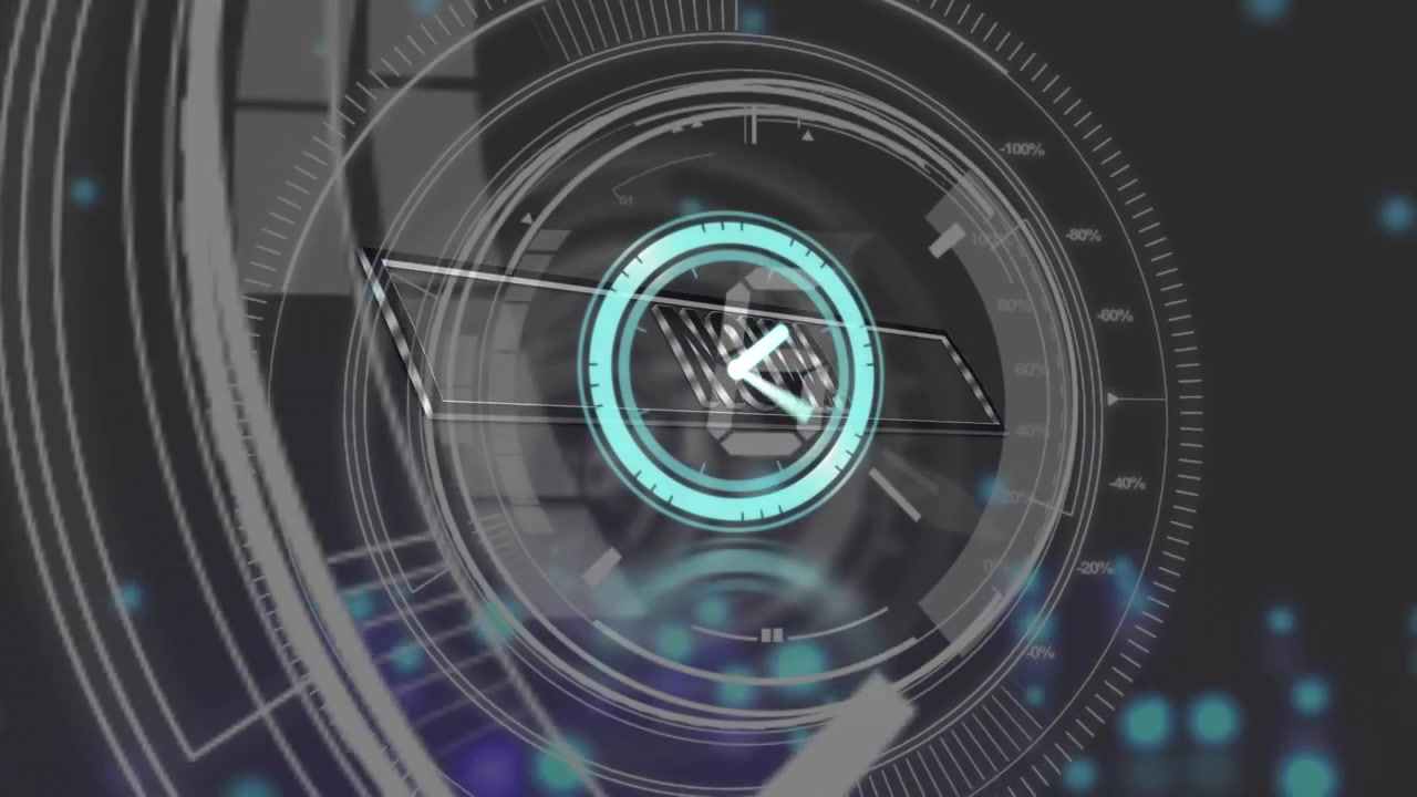Animation of data processing over clock