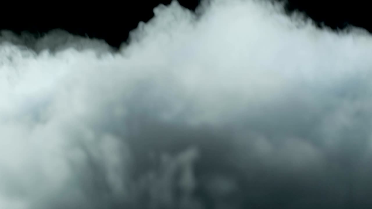 nubes de humo de hielo seco realista