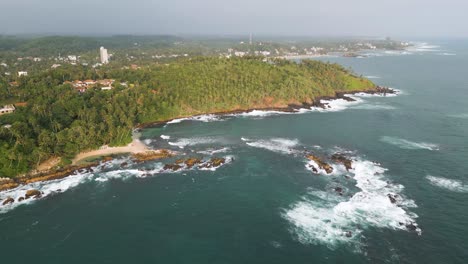 Costa-De-Sri-Lanka-Cerca-De-Mirissa,-Hermosa-Playa