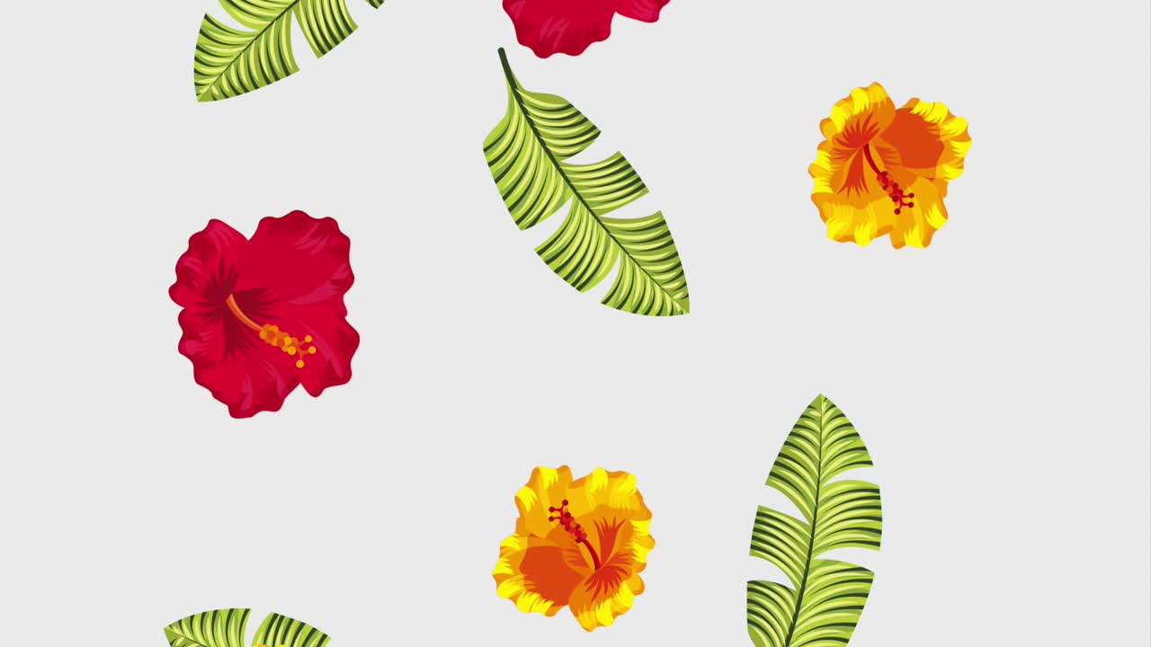 plantilla de verano tropical