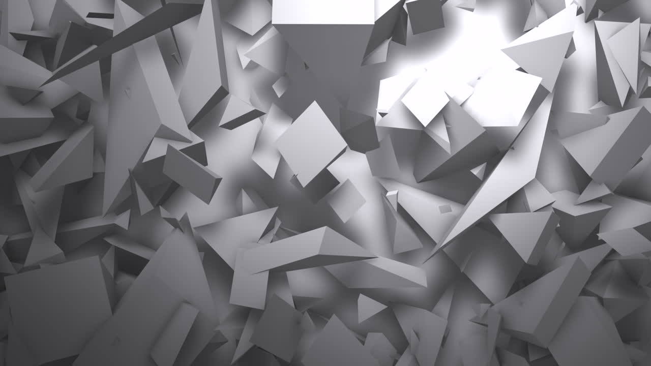 Motion dark geometric shapes 13