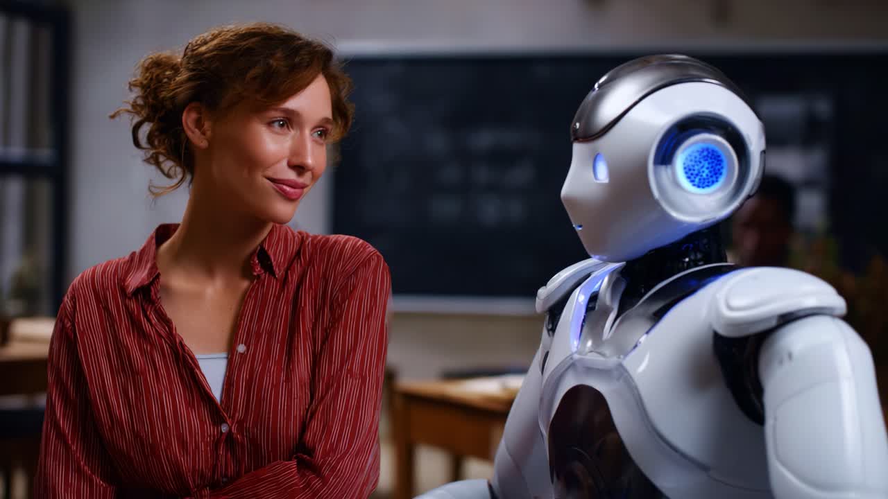 A Friendly Interaction Between Human and Robot: Exploring Futuristic ...