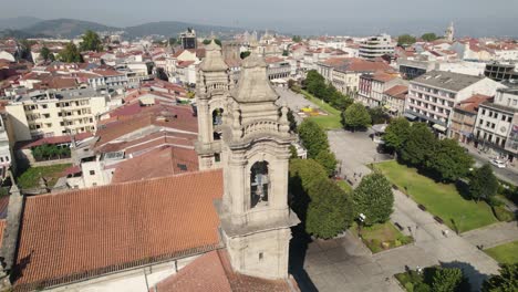 spectacular baroque architectural style, congregados basilica located in the central braga city