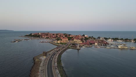 the old town of nesebar in bulgaria