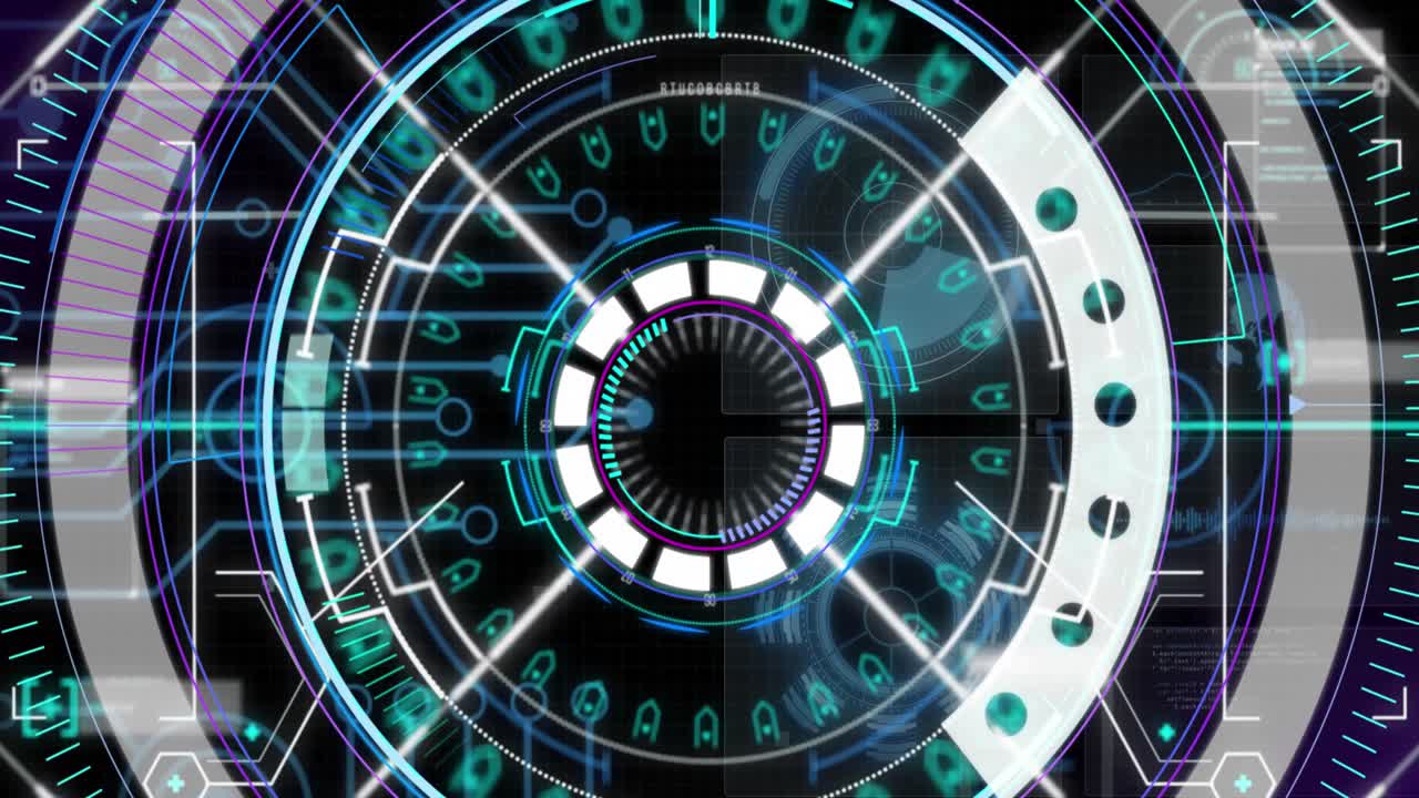 Animation of scope scanning and data processing