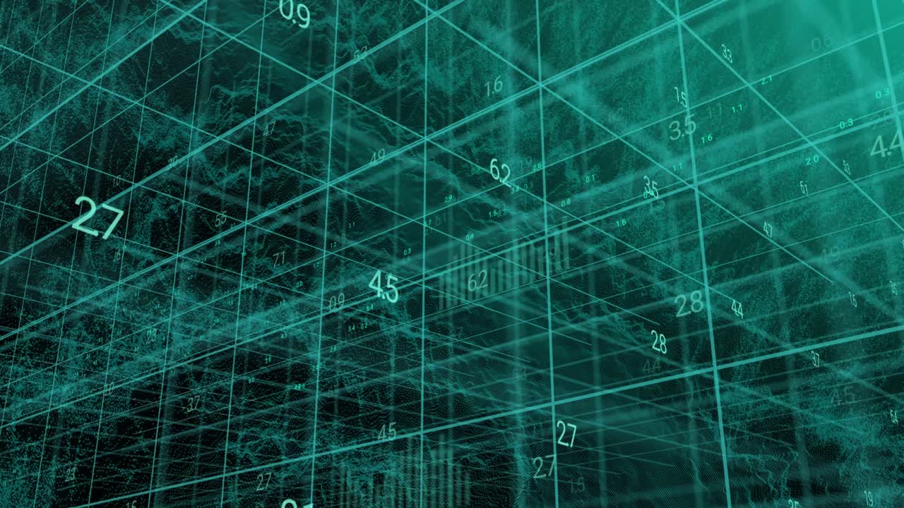 3d 그리드 위의 차트의 애니메이션과 데이터 처리