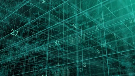 animación de gráficos y procesamiento de datos en una cuadrícula 3d