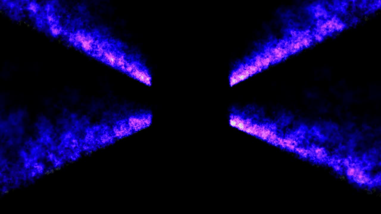 gráficos de movimiento de partículas de color de barra de línea recta de llama