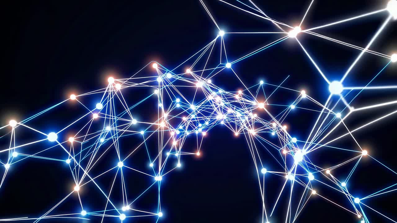 visualización de la red abstracta