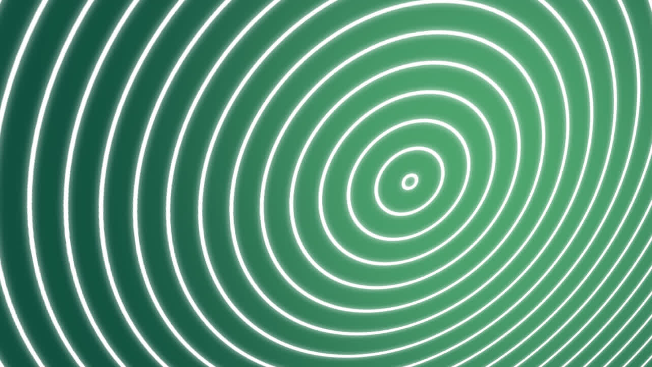 녹색 배경에 색 움직이는 선 위에 새로운 컬렉션 텍스트의 애니메이션